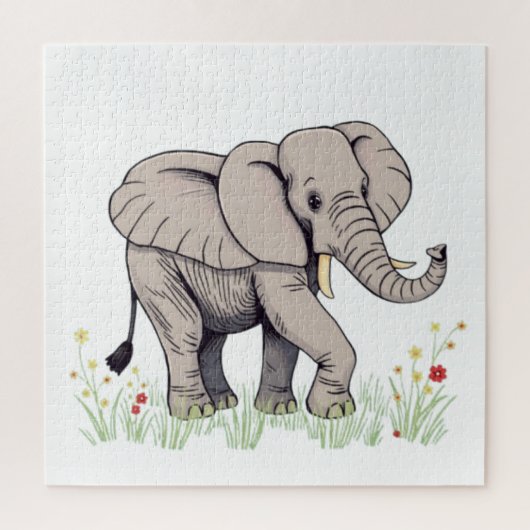 Puzzle Eléphant (Vertical)
