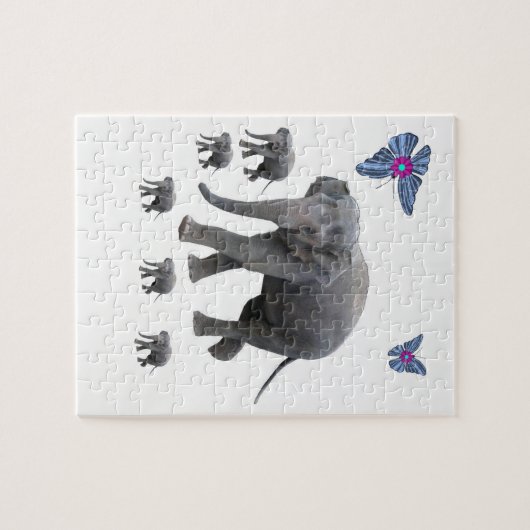 Puzzle Elephant (Horizontal)