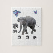 Puzzle Elephant (Vertical)