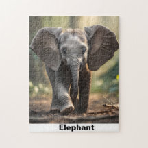 Puzzle éléphant
