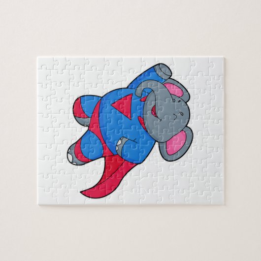 Puzzle Elephant (Horizontal)