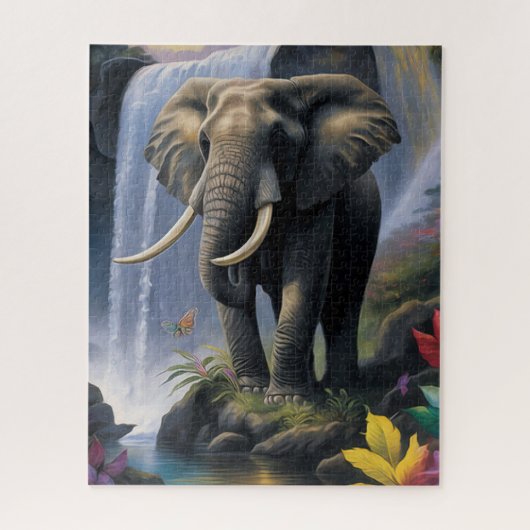 Puzzle Elephant (Vertical)