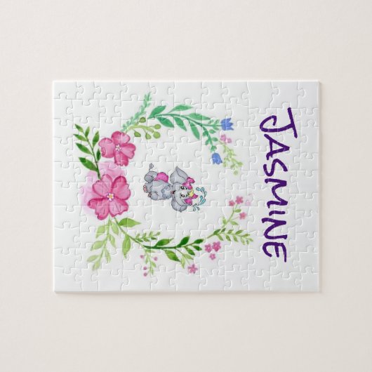 Puzzle Elephant (Horizontal)