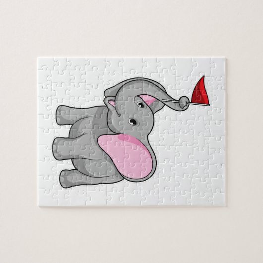 Puzzle Elephant (Horizontal)