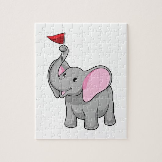 Puzzle Elephant (Vertical)