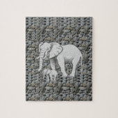Puzzle Elephant (Vertical)