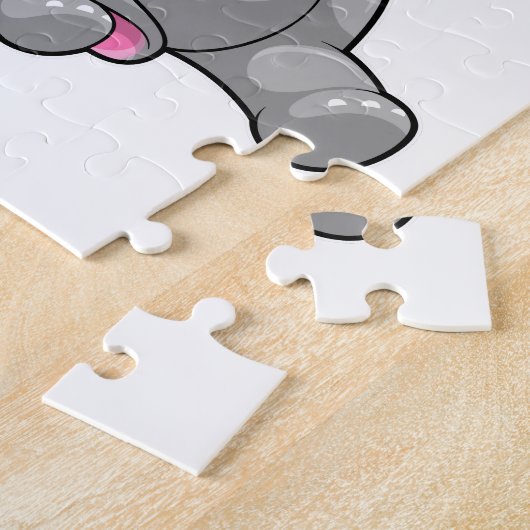 Puzzle Elephant (Côté)