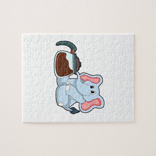 Puzzle Elephant (Horizontal)