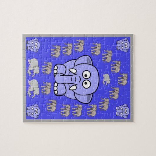 Puzzle Elephant (Horizontal)
