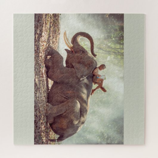 Puzzle Éléphant (Horizontal)