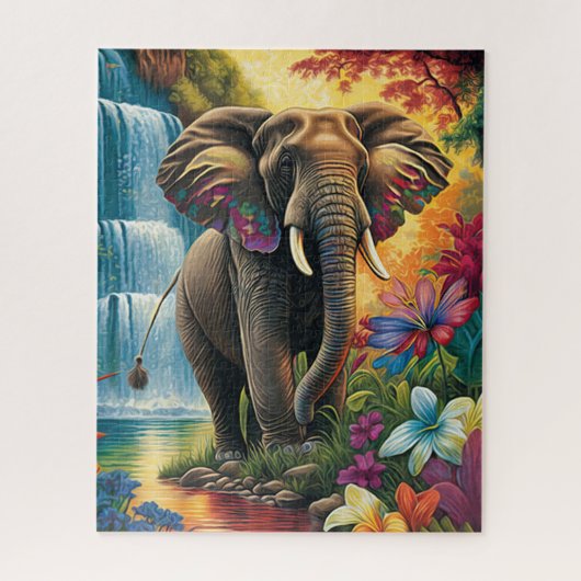 Puzzle Elephant (Vertical)