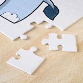 Puzzle Eléphant à la boxe avec gants de boxe (Côté)