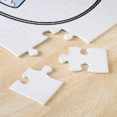 Puzzle Eléphant à la condition physique avec corde de sau (Côté)