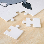Puzzle Eléphant à la pizza (Côté)