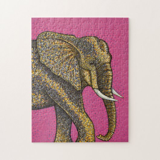 Puzzle Éléphant africain (Vertical)