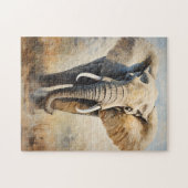 Puzzle Eléphant africain (Horizontal)
