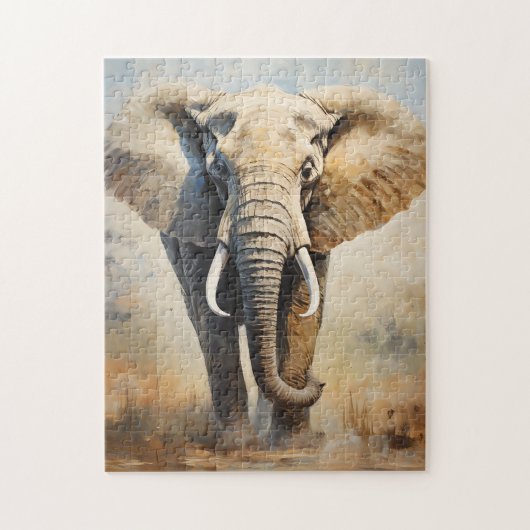 Puzzle Eléphant africain (Vertical)