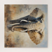 Puzzle Eléphant africain (Horizontal)