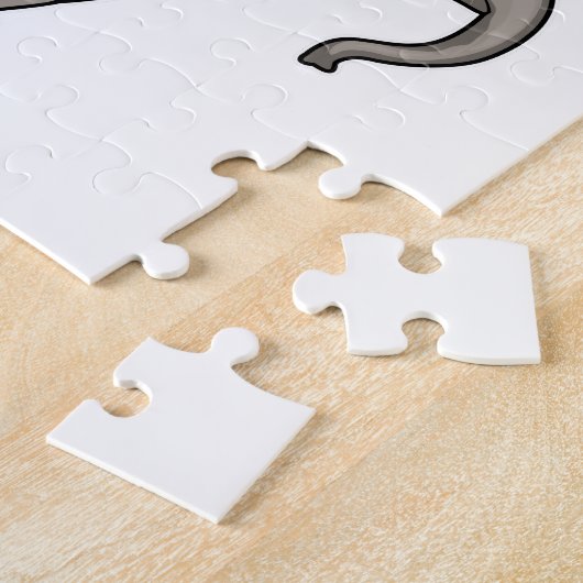 Puzzle Eléphant avec ballon (Côté)