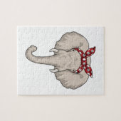 Puzzle Eléphant avec Bandana (Horizontal)