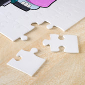 Puzzle Eléphant avec vélo (Côté)