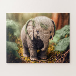 Puzzle Eléphant bébé