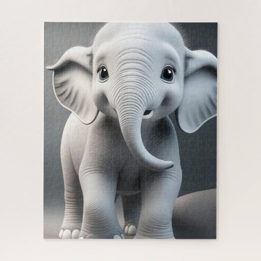 Puzzle Eléphant bébé (Vertical)