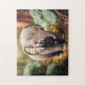 Puzzle Eléphant bébé (Vertical)