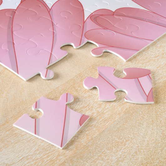 Puzzle Eléphant bébé avec fleurs et papillons (Côté)
