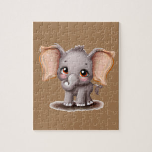 Puzzle Eléphant Bébé mignon