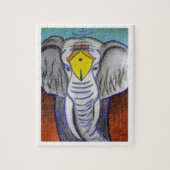 Puzzle Eléphant blanc (Vertical)