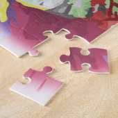 Puzzle Eléphant coloré cool tendance (Côté)