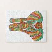 Puzzle Eléphant coloré Mandala (Horizontal)