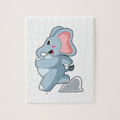 Puzzle Eléphant coureur (Vertical)