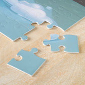 Puzzle Eléphant dans le bain (Côté)