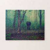 Puzzle Elephant dans les Bois. (Horizontal)