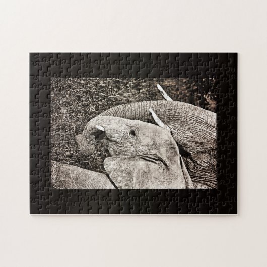 Puzzle Éléphant de bébé (Horizontal)