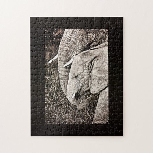 Puzzle Éléphant de bébé (Vertical)