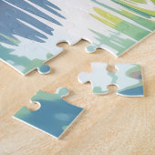 Puzzle Éléphant de bébé adorable et reflet (Côté)