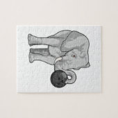 Puzzle Éléphant de bowling (Horizontal)