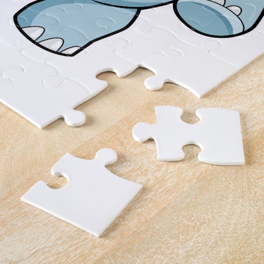 Puzzle Éléphant de bowling (Côté)