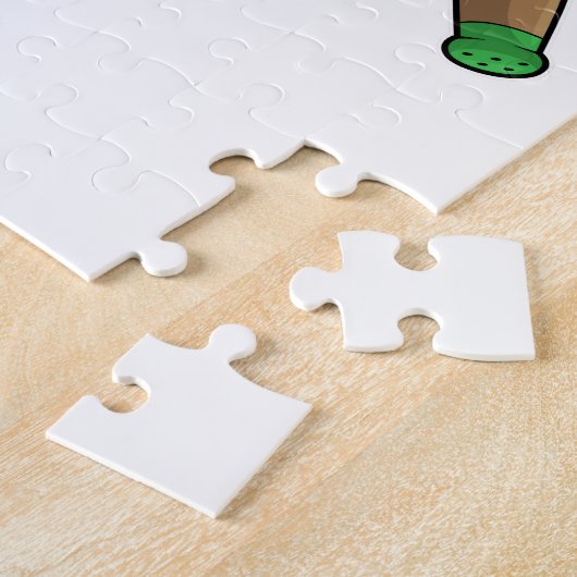 Puzzle Elephant en chef avec shaker de sel (Côté)
