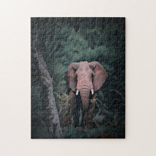 Puzzle Eléphant forestier africain (Vertical)