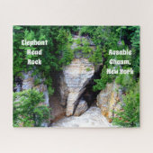 Puzzle Elephant Head Rock (Horizontal)