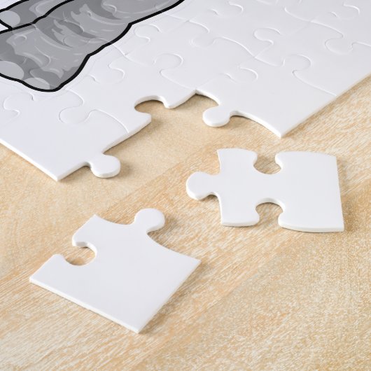 Puzzle Elephant King Crown (Côté)