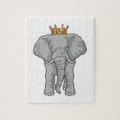 Puzzle Elephant King Crown (Vertical)