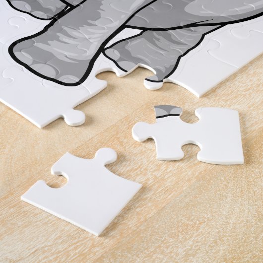 Puzzle Eléphant Lollipop (Côté)