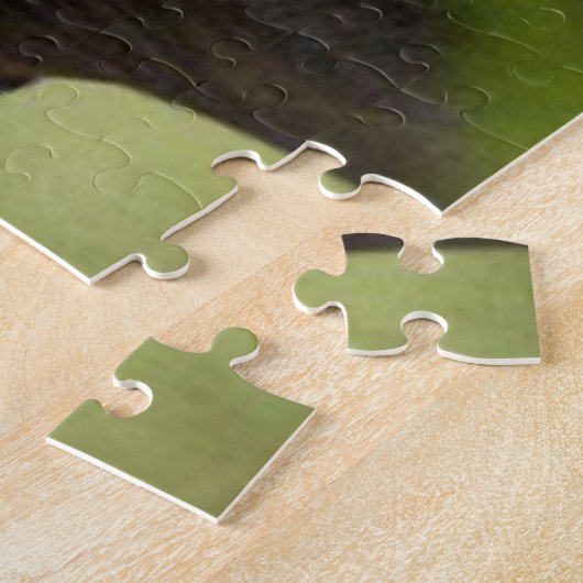 Puzzle Eléphant mère et bébé (Côté)