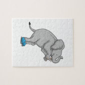 Puzzle Elephant Patinage sur glace Patins sur glace (Horizontal)