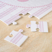 Puzzle Éléphant rose de beau bébé (Côté)